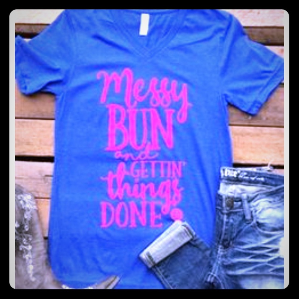 Girlie Girl Originals “Messy Bun” Graphic Tee